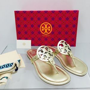 Tory Burch Miller Spark Gold Women’s Sandals